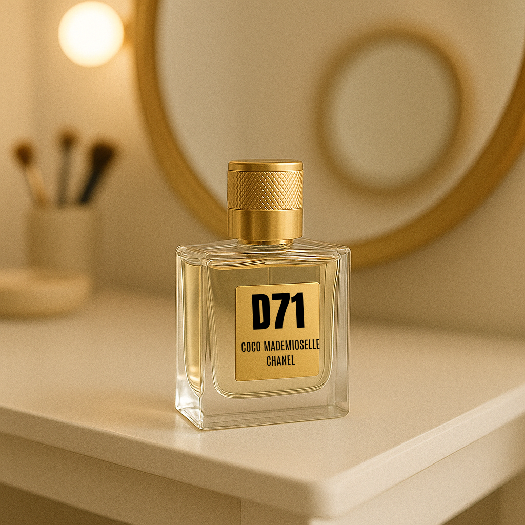 Fragancia D71: Inspiracion Coco Mademoiselle de Chanel