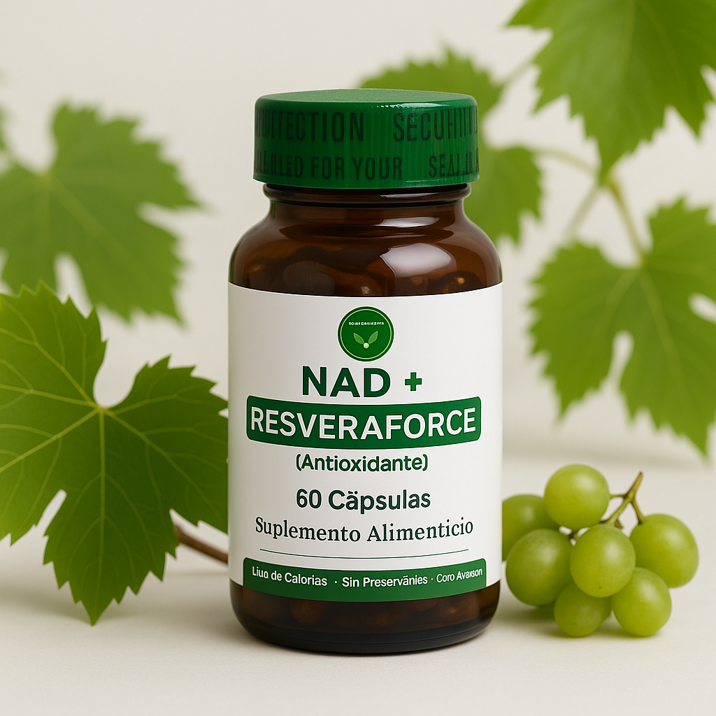 NAD+ Resveraforce – Energía celular y juventud desde el interior