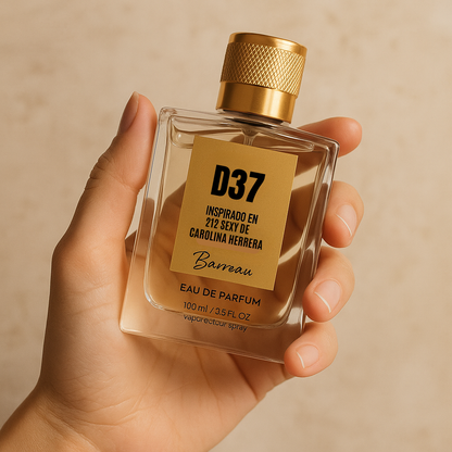 Fragancia D37: Inspiracion 212 Sexy de Carolina Herrera